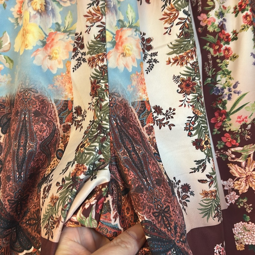 Boston Proper Patchwork Mixed Prints Floralpaisle… - image 4